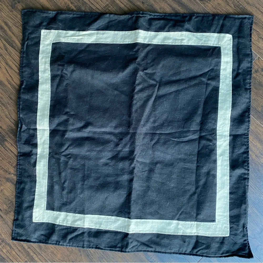 Z Gallerie Black and white pillow cover